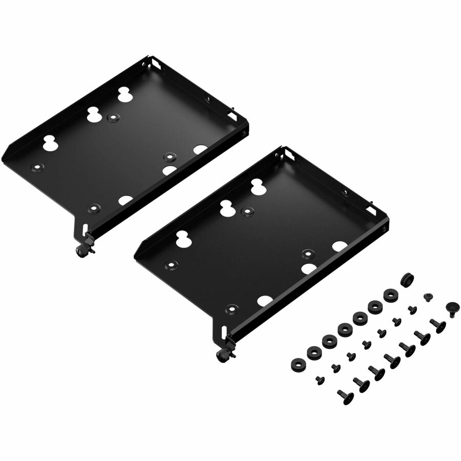 Fractal Design Mounting Tray for Hard Disk Drive, Computer Case - Black Fractal Design Mounting Tray for Hard Disk Drive, Computer Case - Black